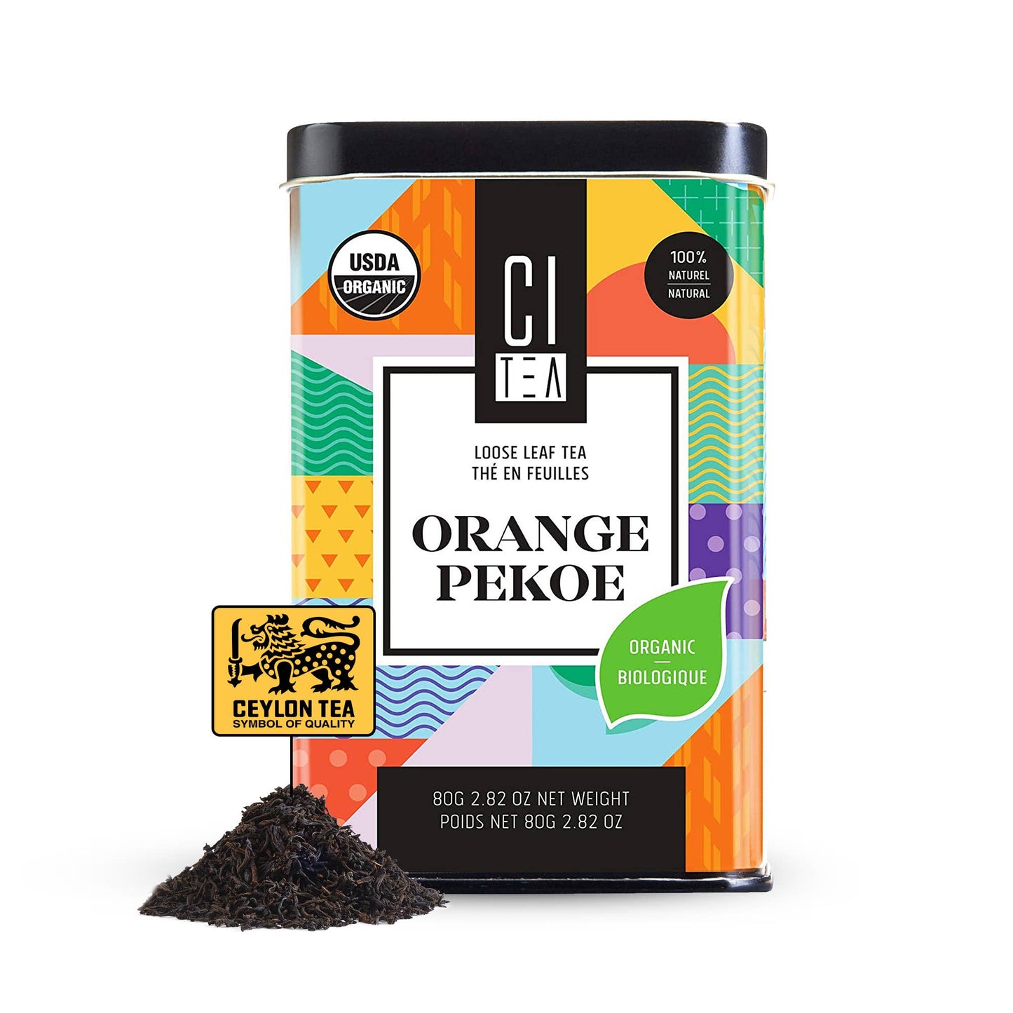 Organic Orange Pekoe Tea, Loose Leaf - 80 g