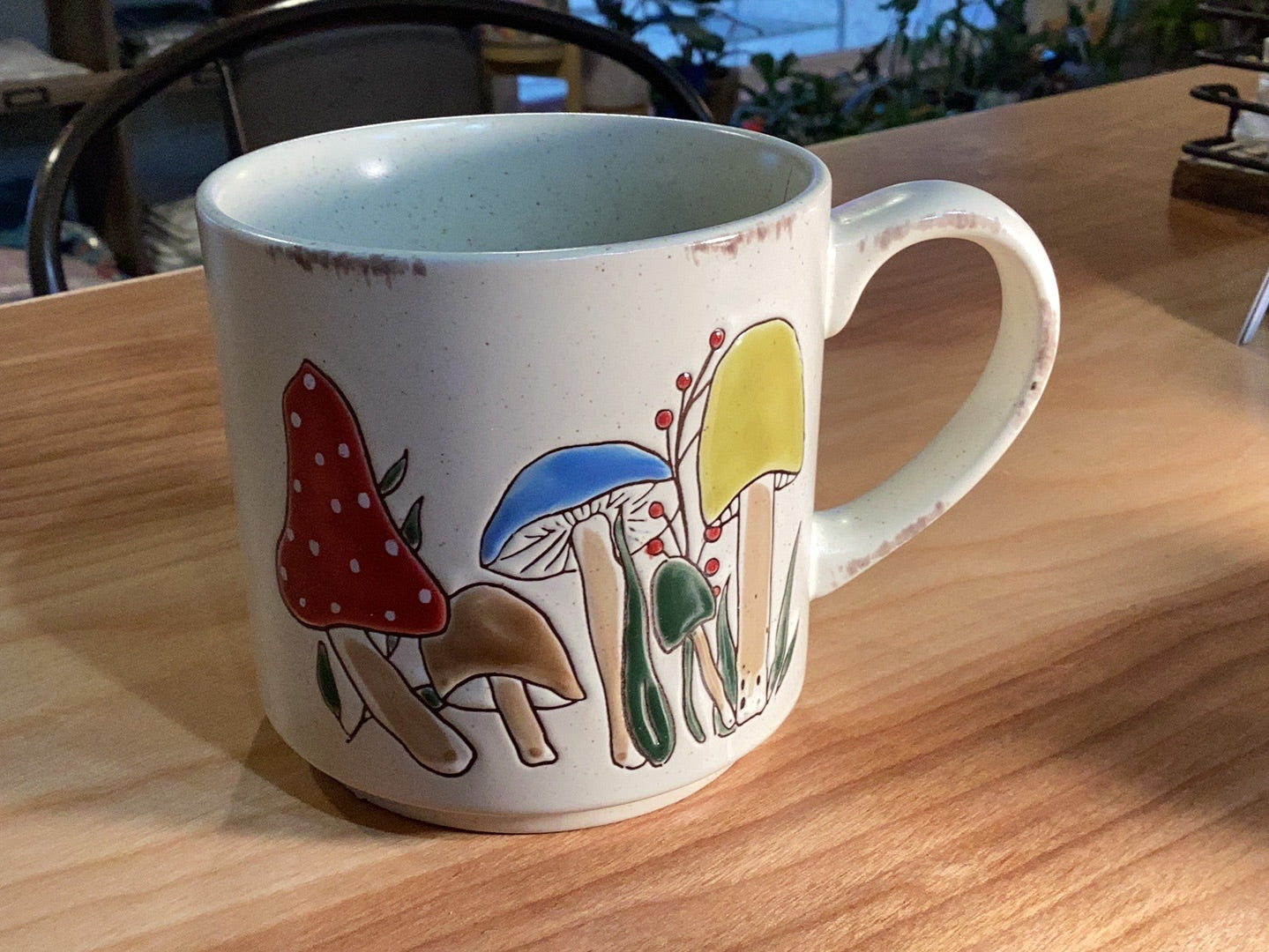 Mushroom coffee mug