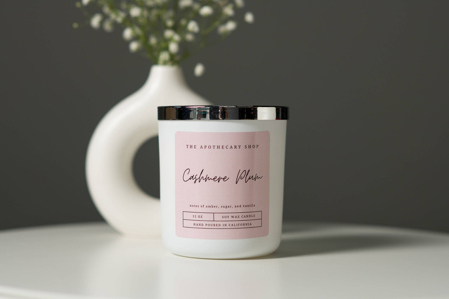 Cashmere Plum Soy Wax Candles